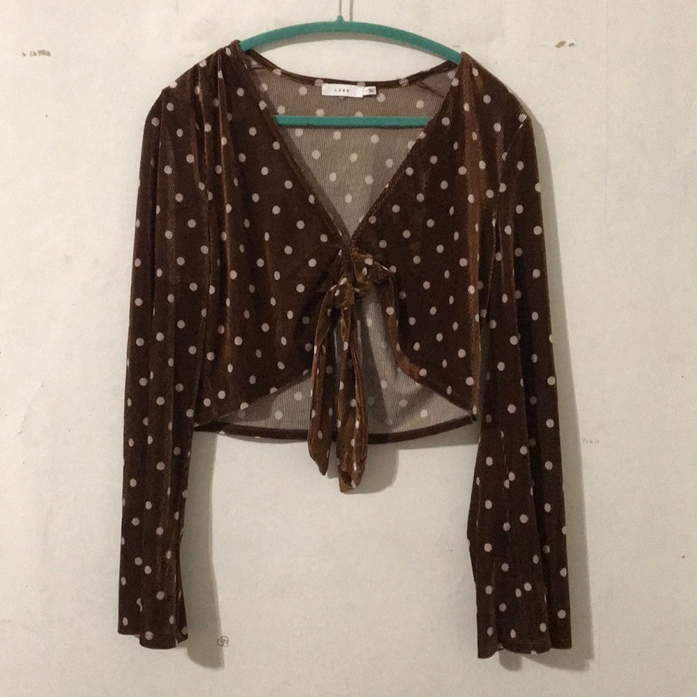 Lush polka dot shirt